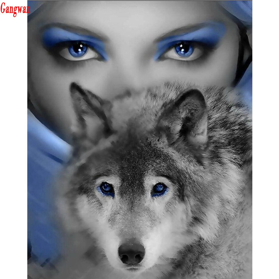 Волчица с голубыми глазами