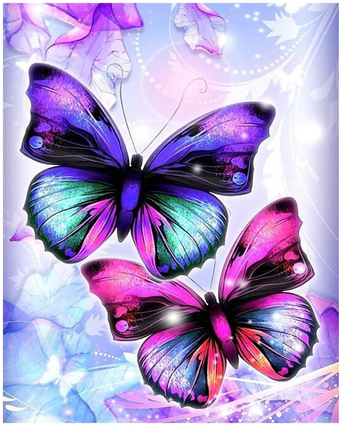 Красивые картины с бабочками