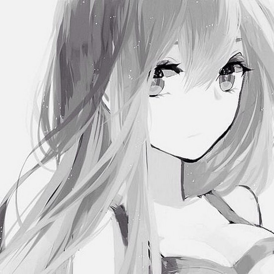 Аниме девушки серые