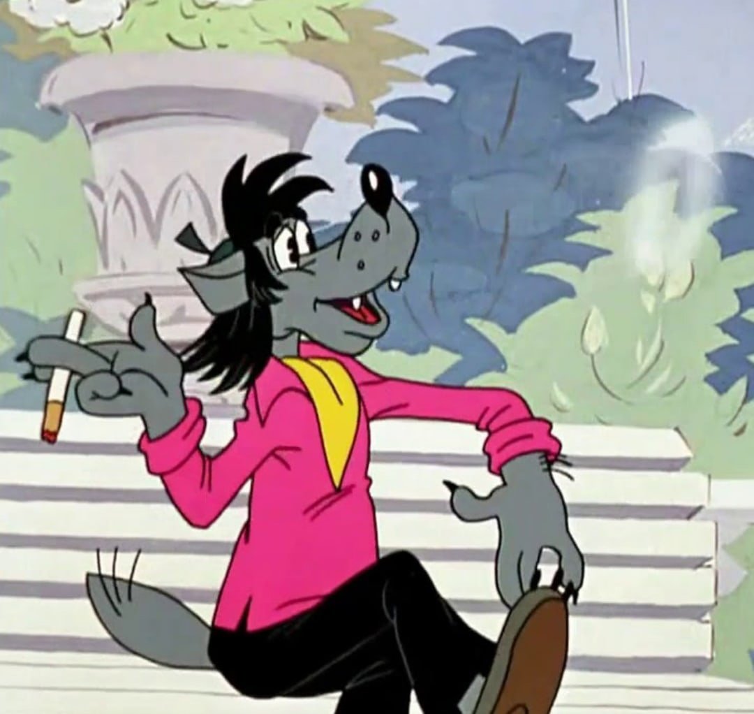 Волк и заяц картинки