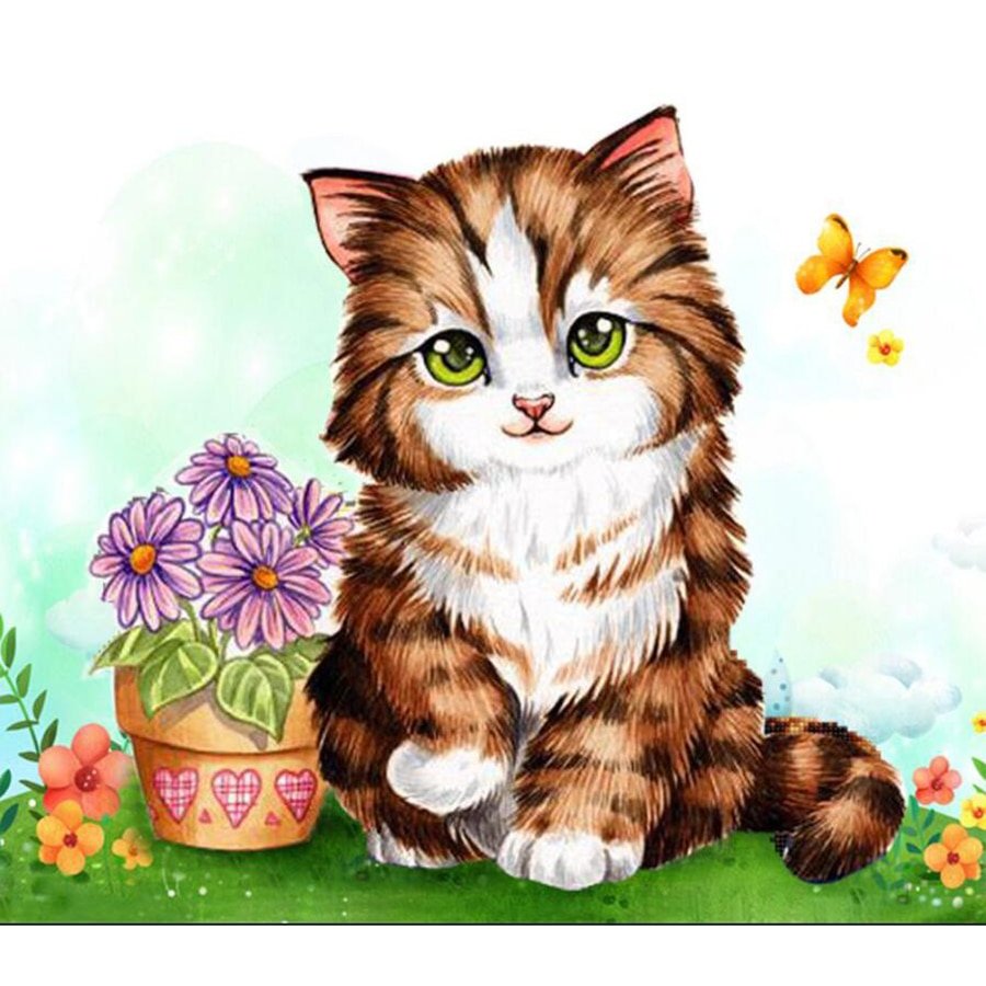 Кошка иллюстрация для детей