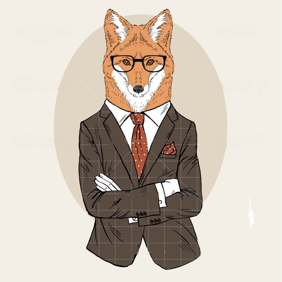 Лис в костюме