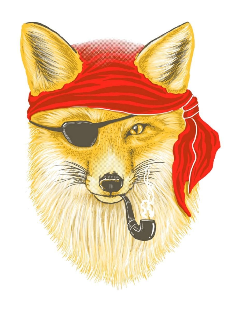 Лиса в бандане