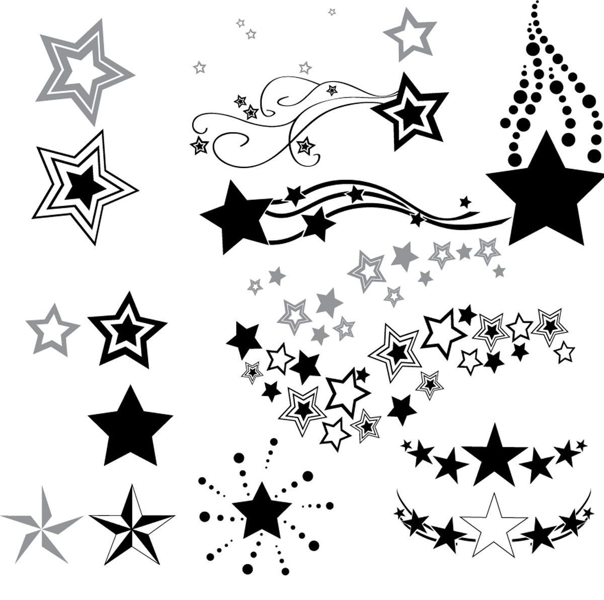 Тату звездочки
