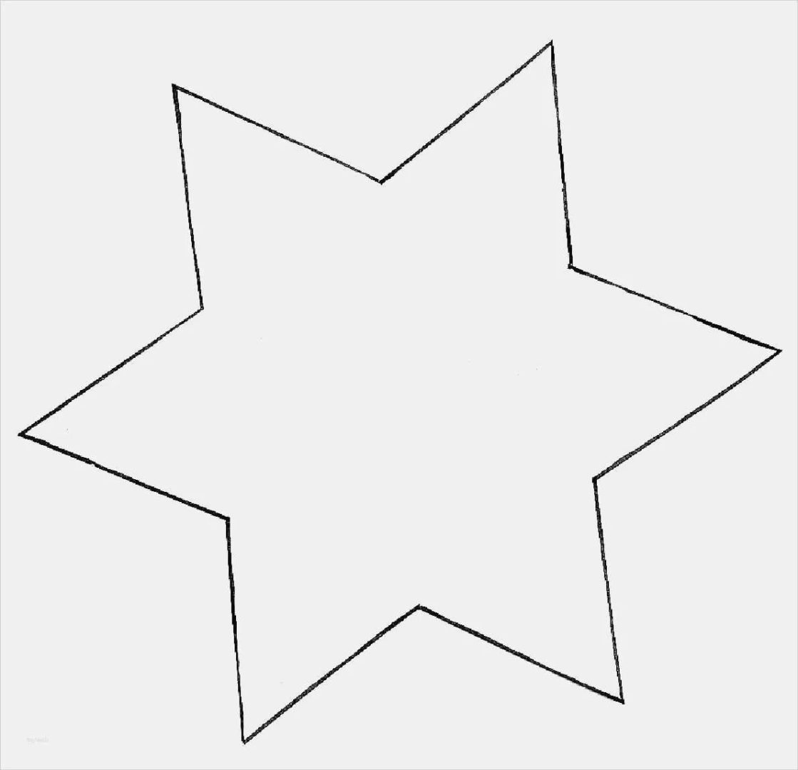 Шестиконечная звезда контур