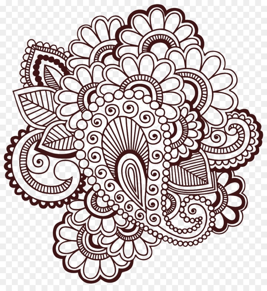 Мандалы 3 цвета