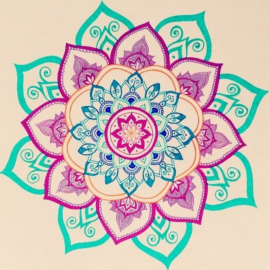 Мандала Индия Лотос