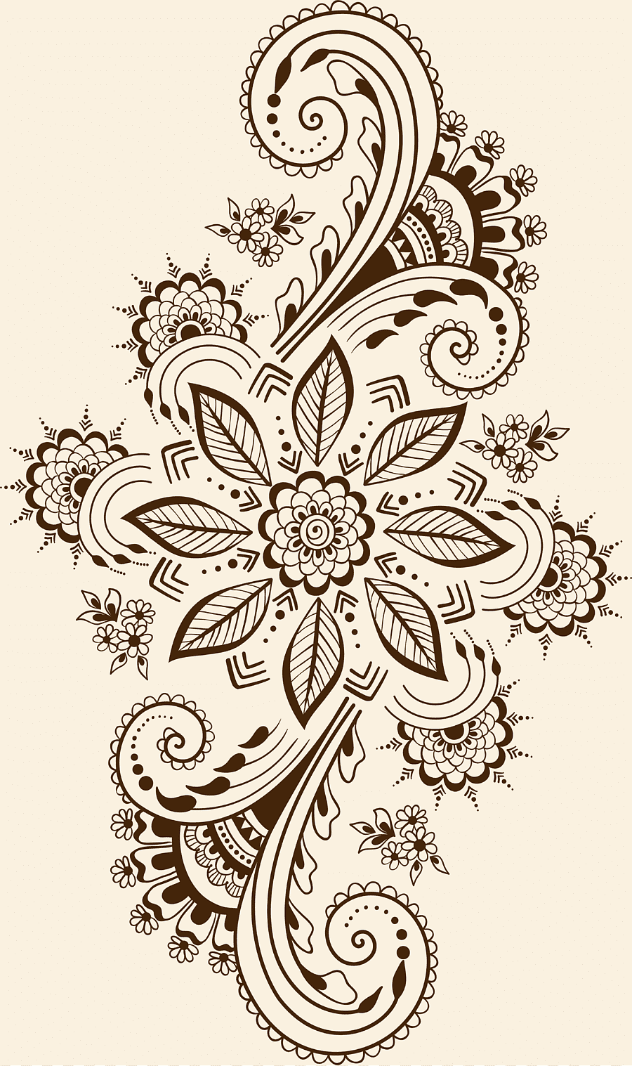 Узор Мандала вектор