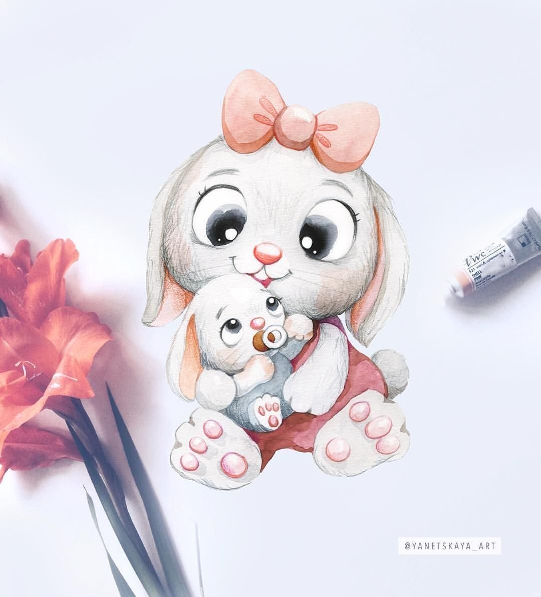 Милый зайчик с короной