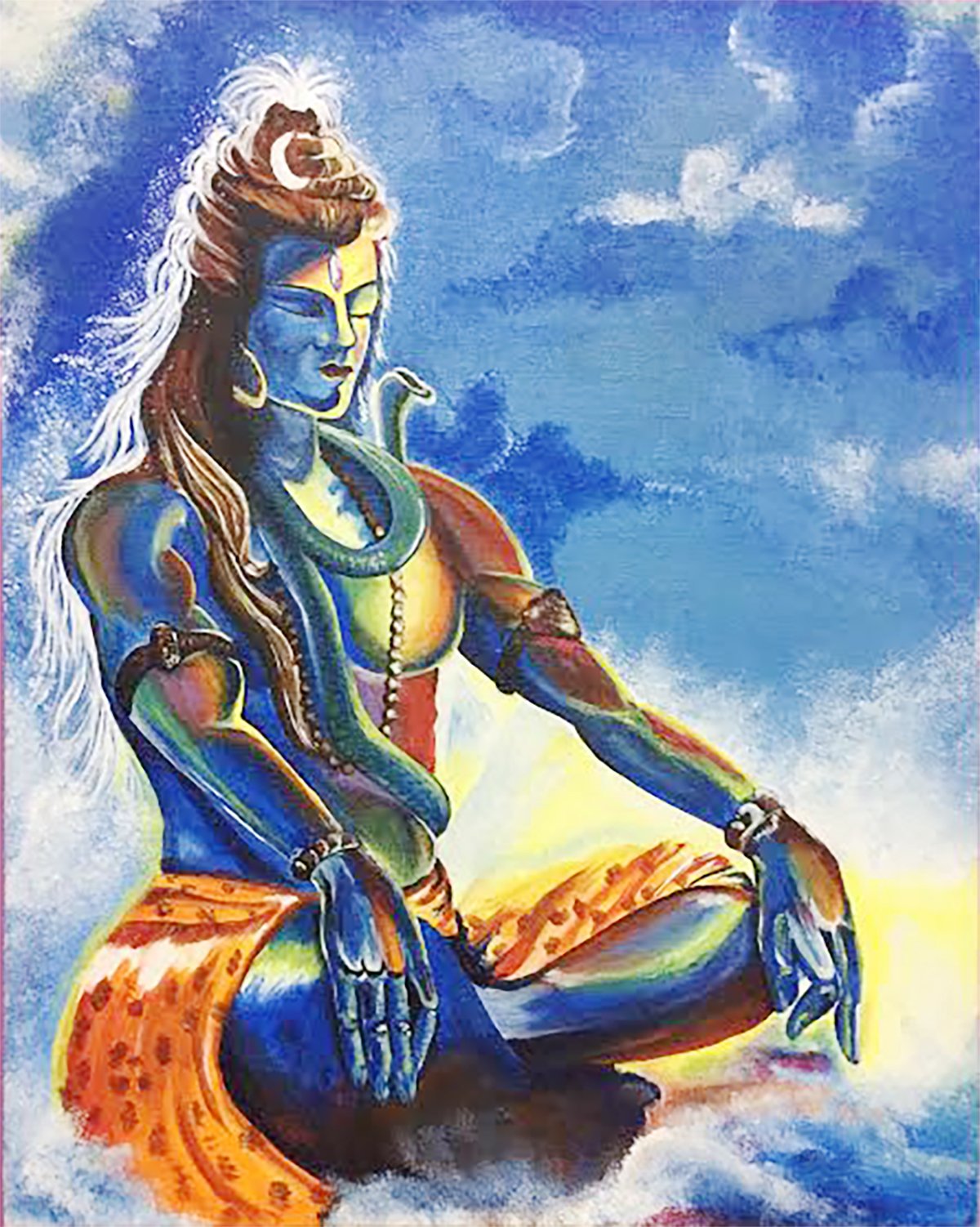 Шива живопись