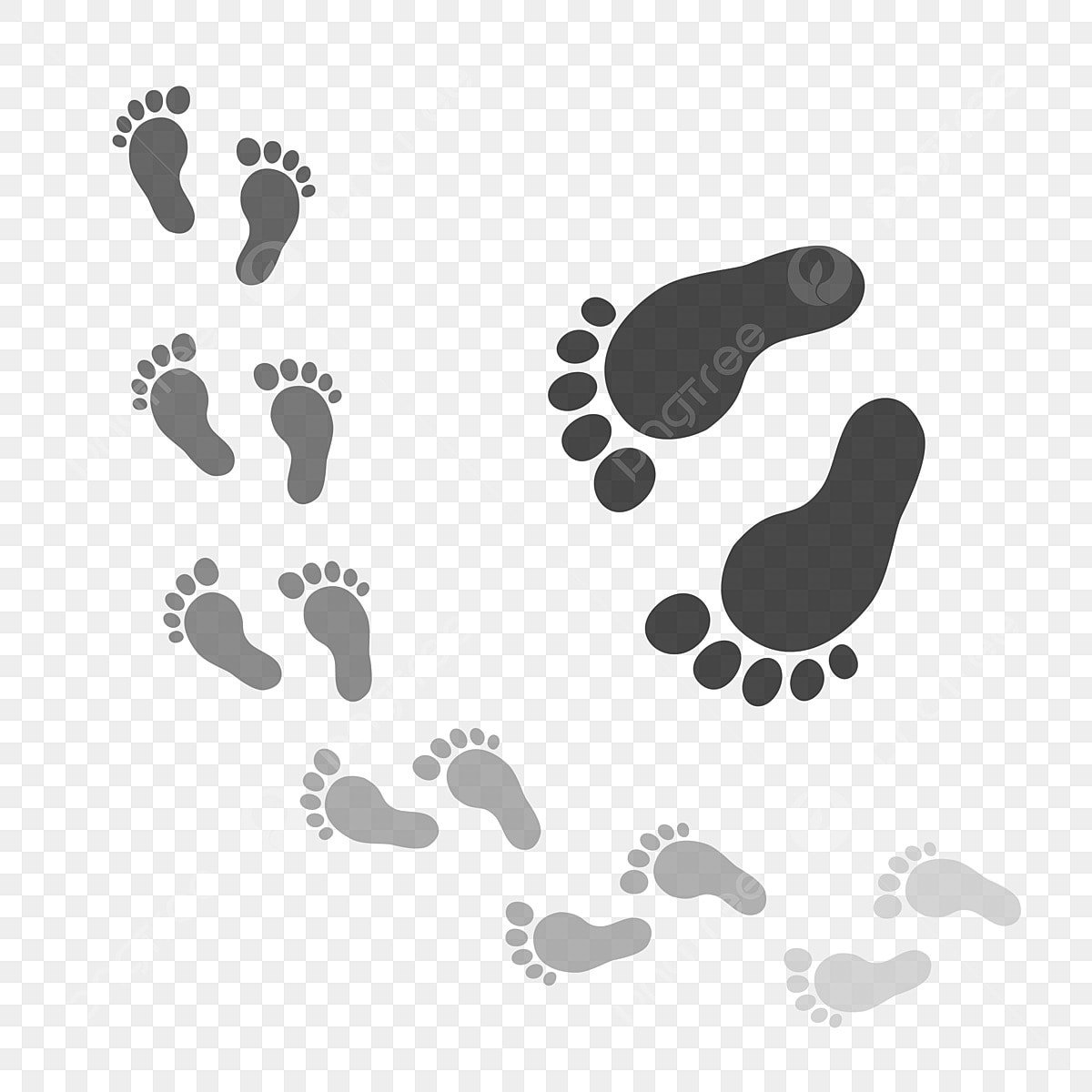 Раскраска следы человека