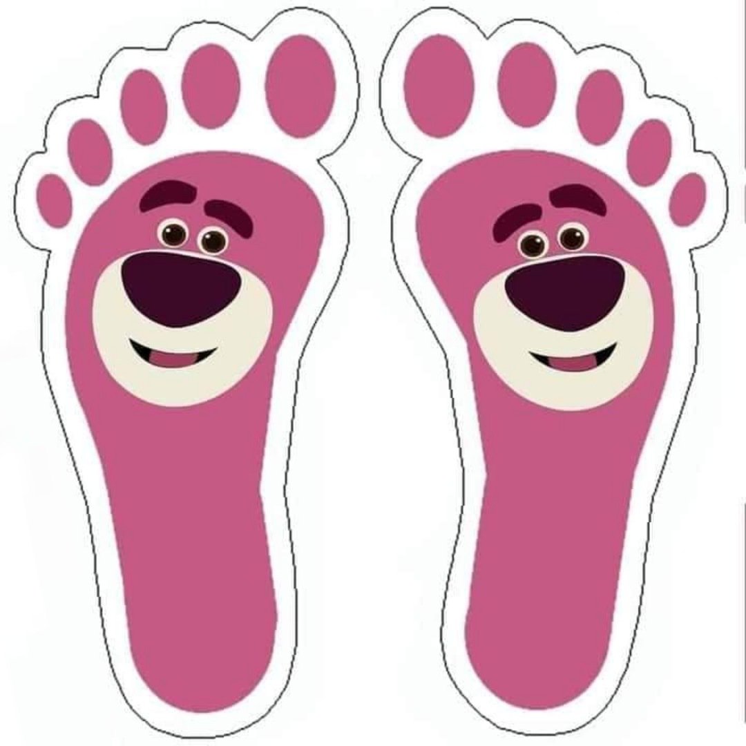 Веселые следы для детей