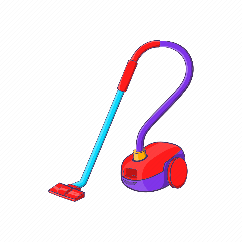 Смайлик пылесосит