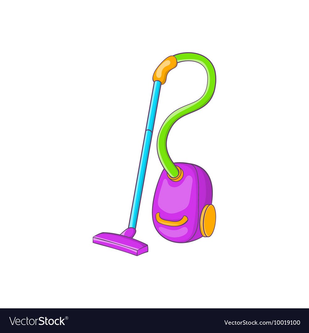 Пылесос нарисованный цветной