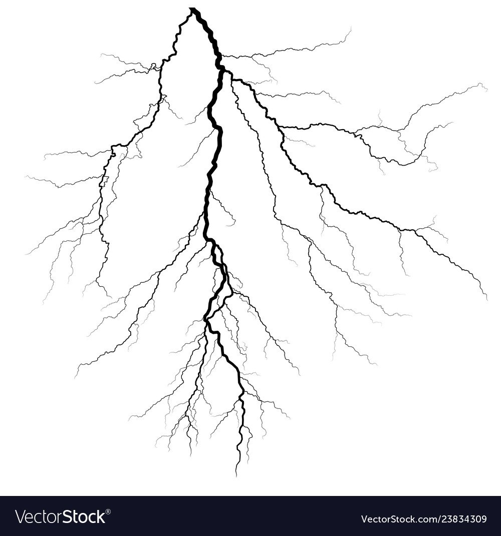 Молния эскиз