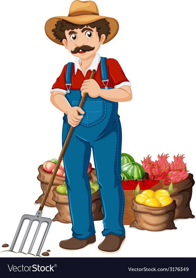 Садовник фермер для детей