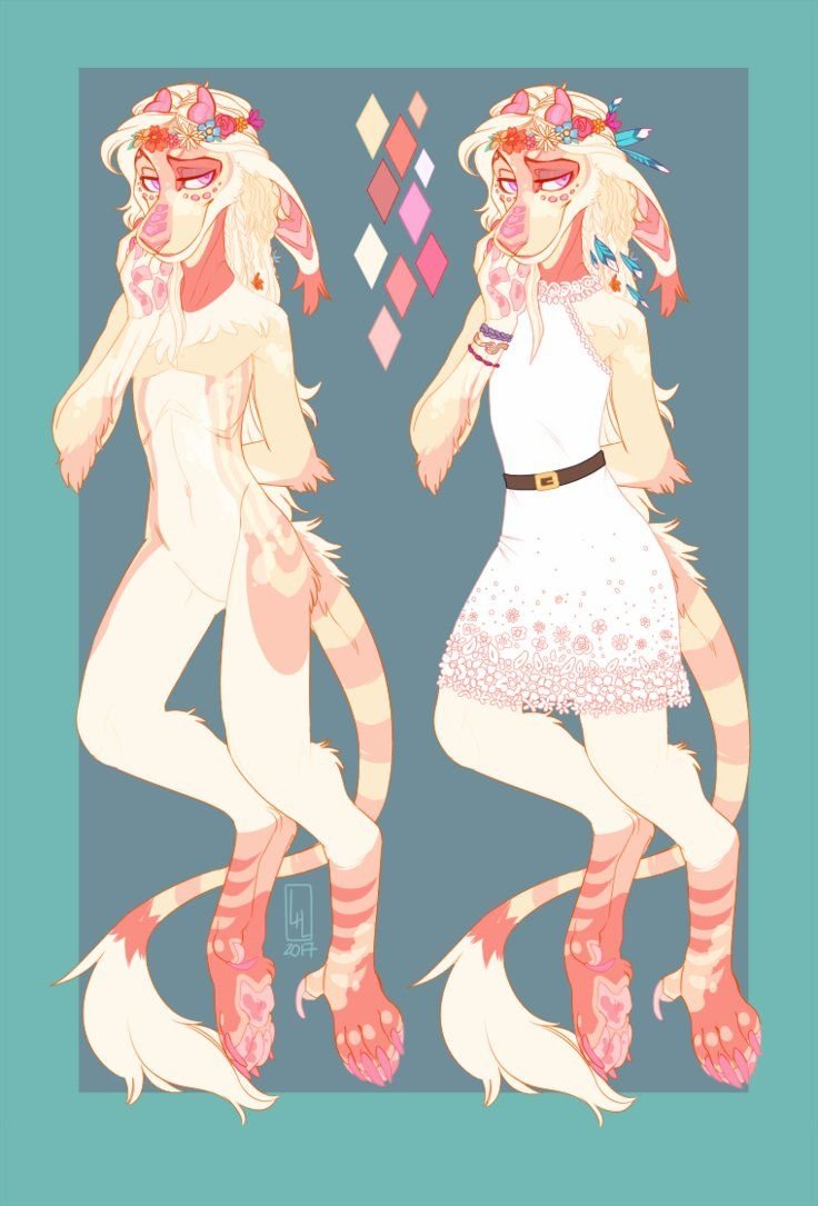 Адопты ОС фурри с одеждой