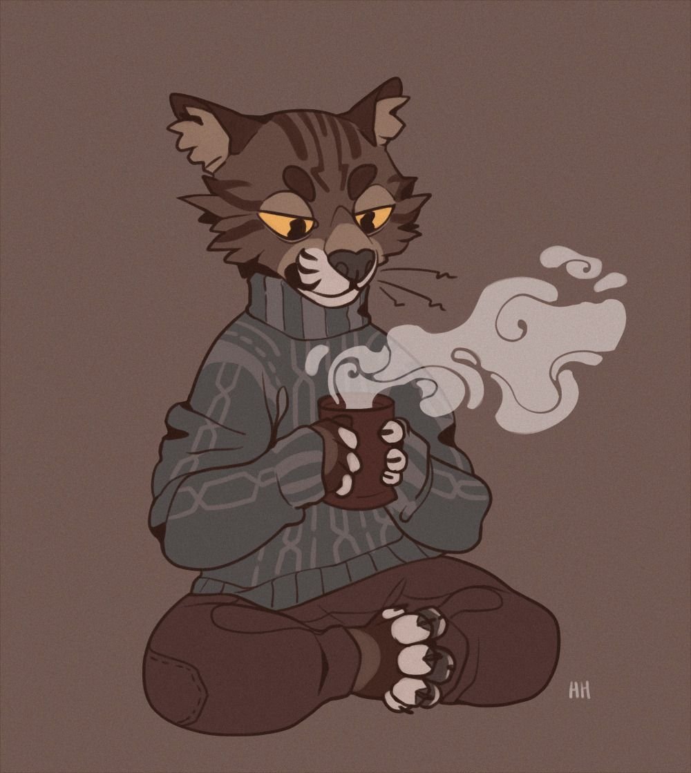 Фурри коты арт