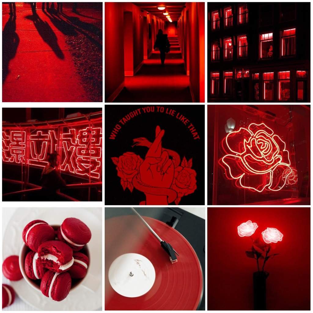 Moodboard красный