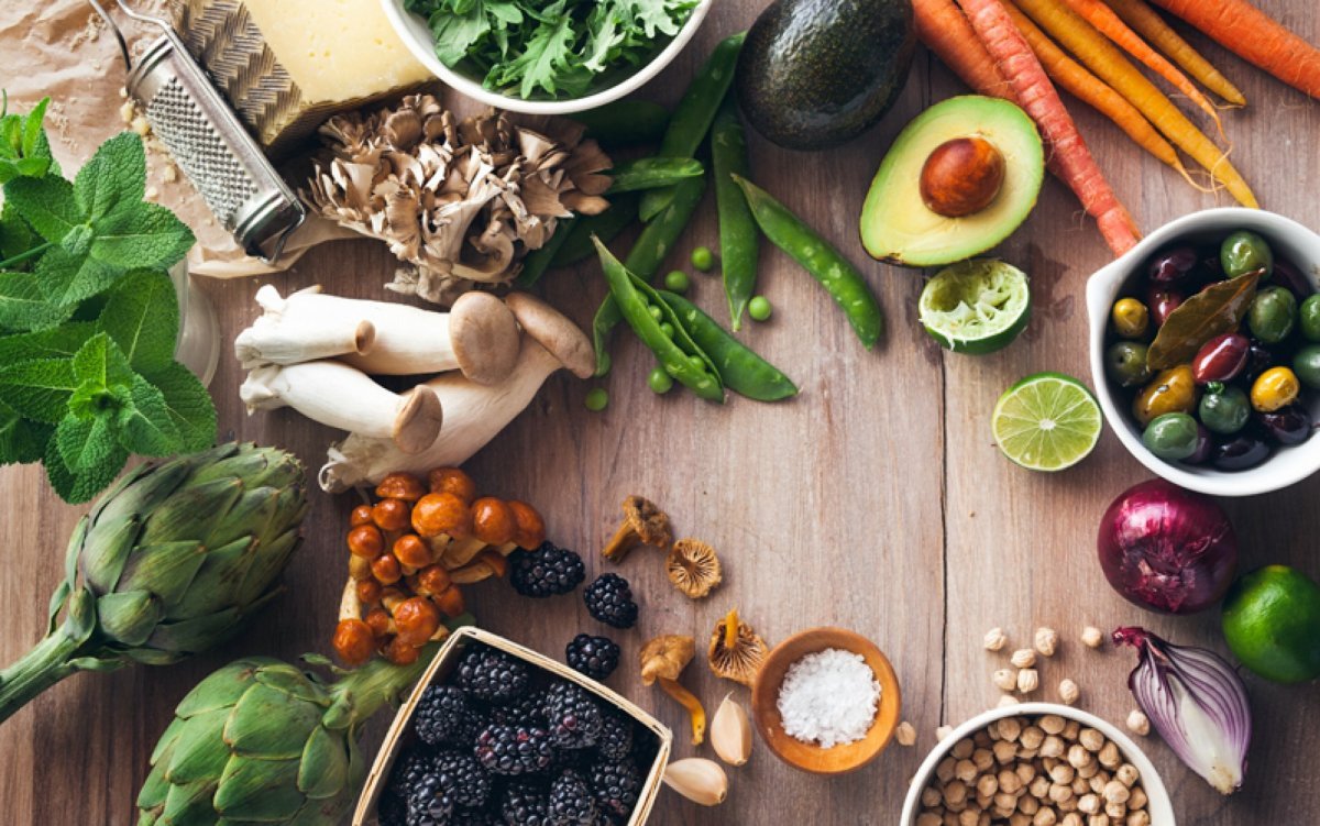 Красивая здоровая еда