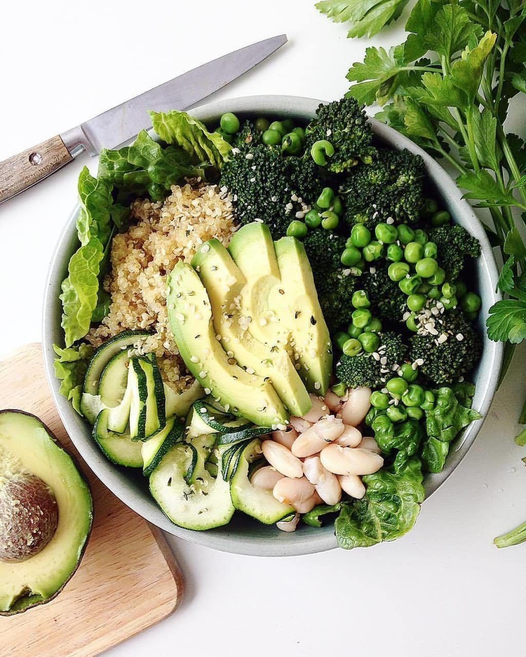 Авокадо брокколи сельдерей