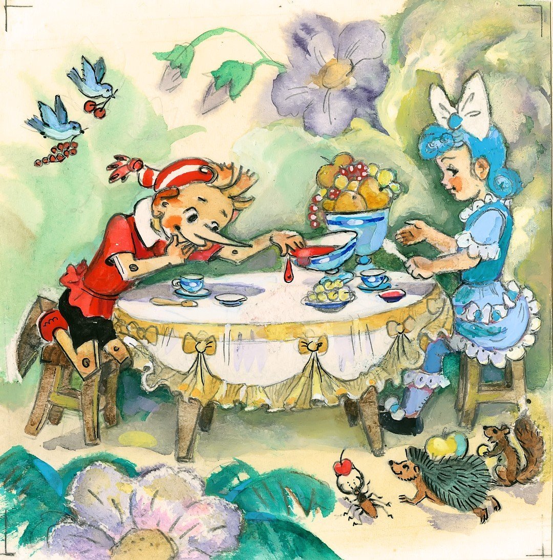 Приключения Буратино темный чулан