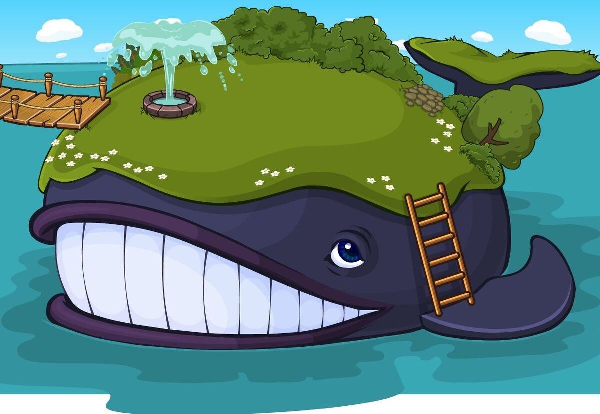 Юлий Черсанович Ким рыба кит рисунок