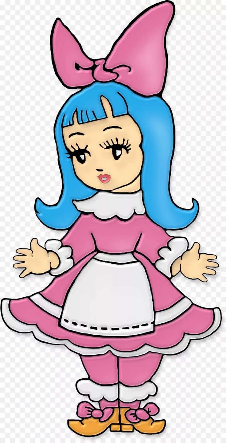 Плакат вырубной "Мальвина"