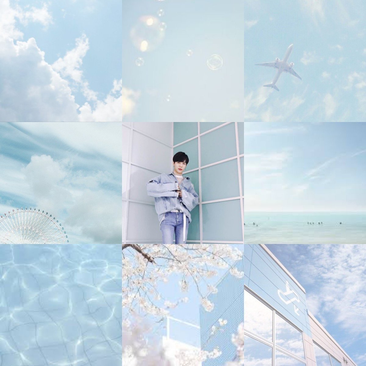 Эстетика голубого и белого