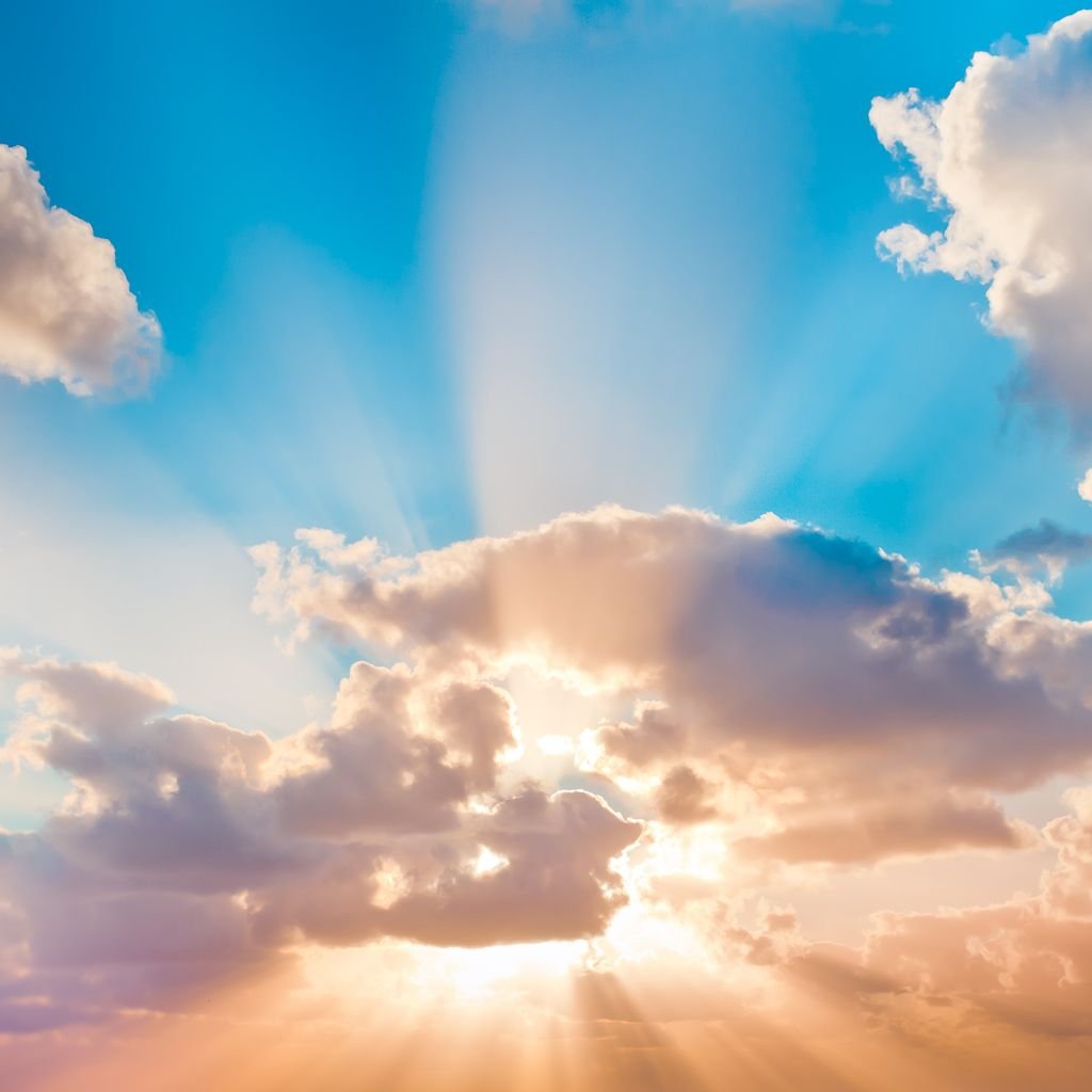 Небо солнце облака