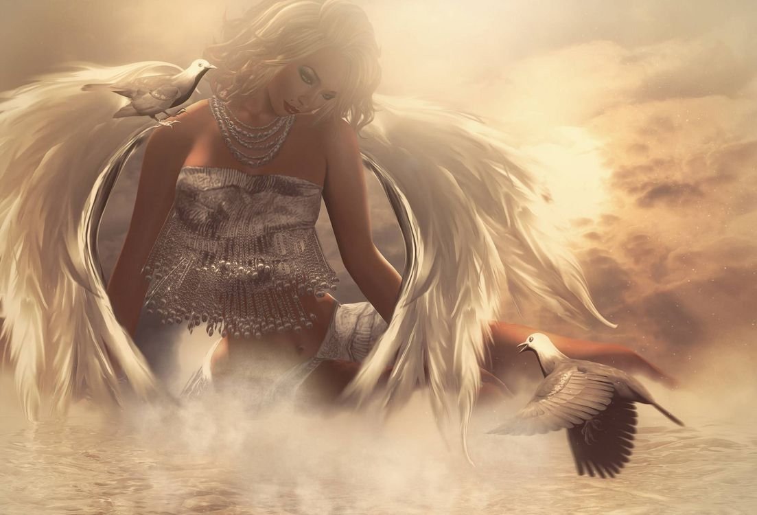 Красивые девушки с крыльями