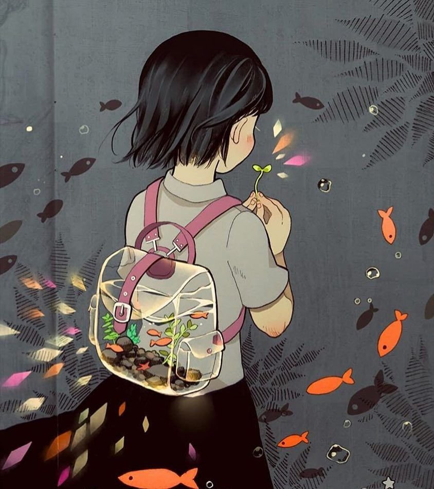 Эстетика художника аниме