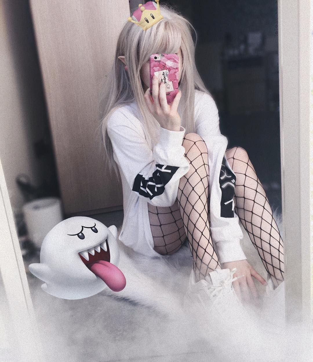 Аниме косплей без лица