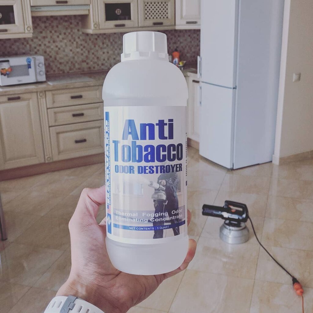 Обработка салона авто сухим туманом