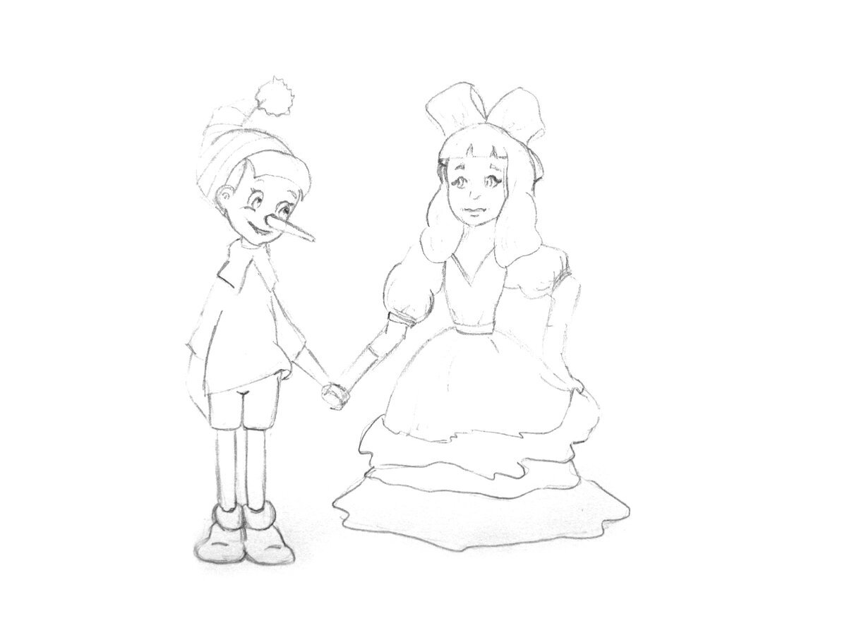 Герои Буратино Мальвина Пьеро