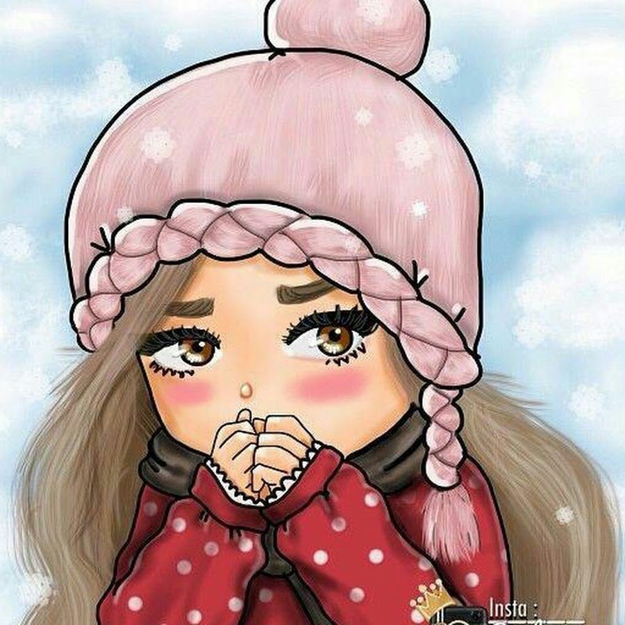 Девушка в снегу