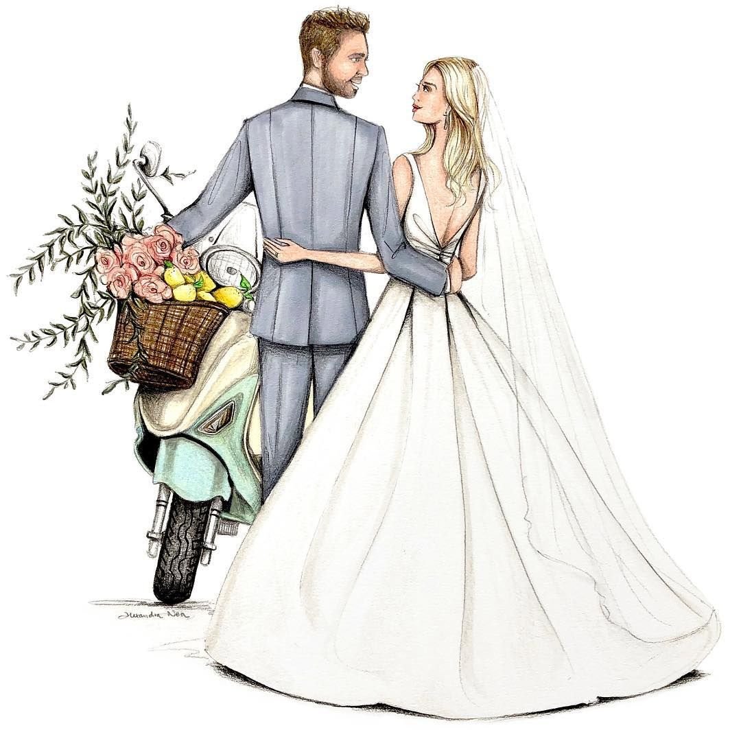 Скетч свадьба блондинов