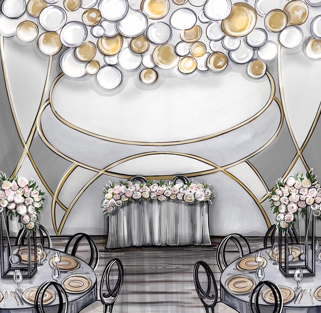 Свадебные картинки нарисованные