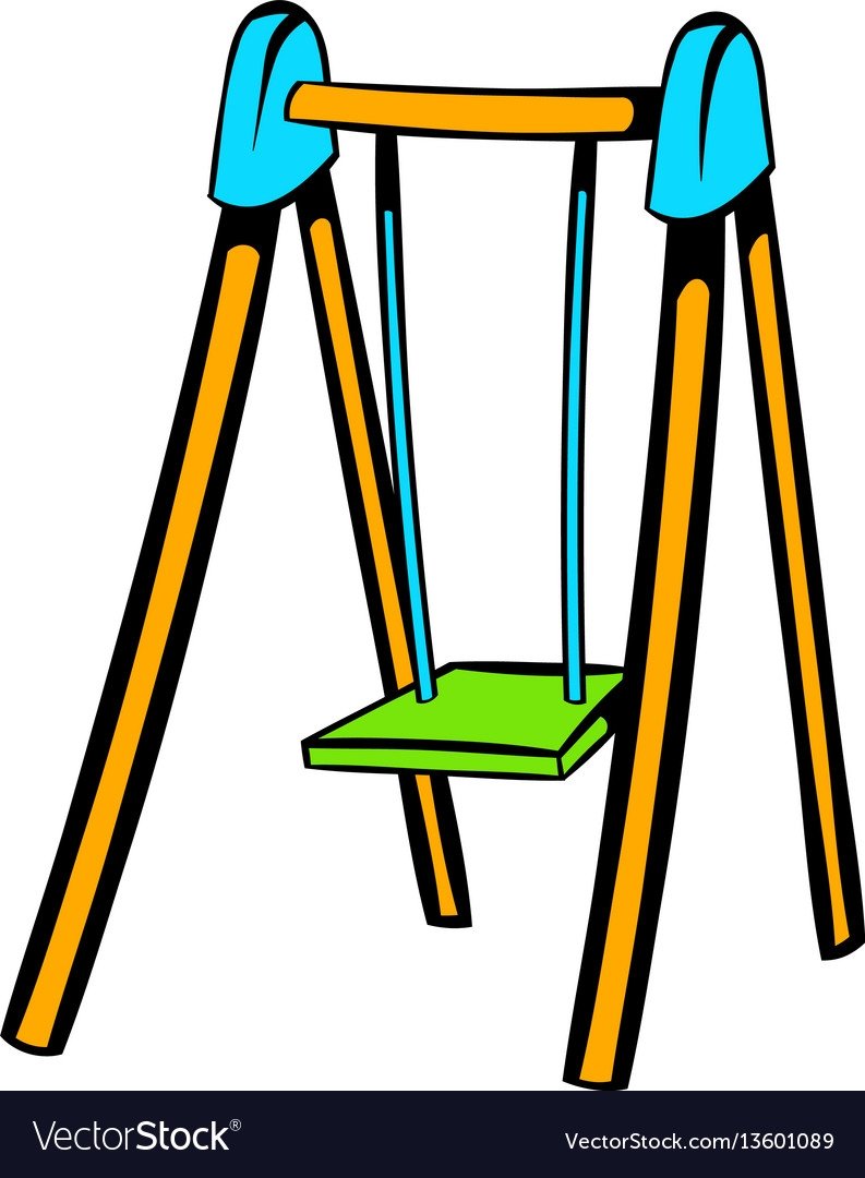 Качели детские рисунок