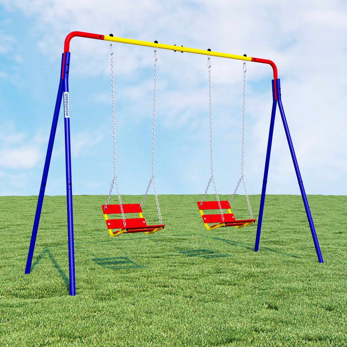 Уличные качели двойные romana r.103.28.04