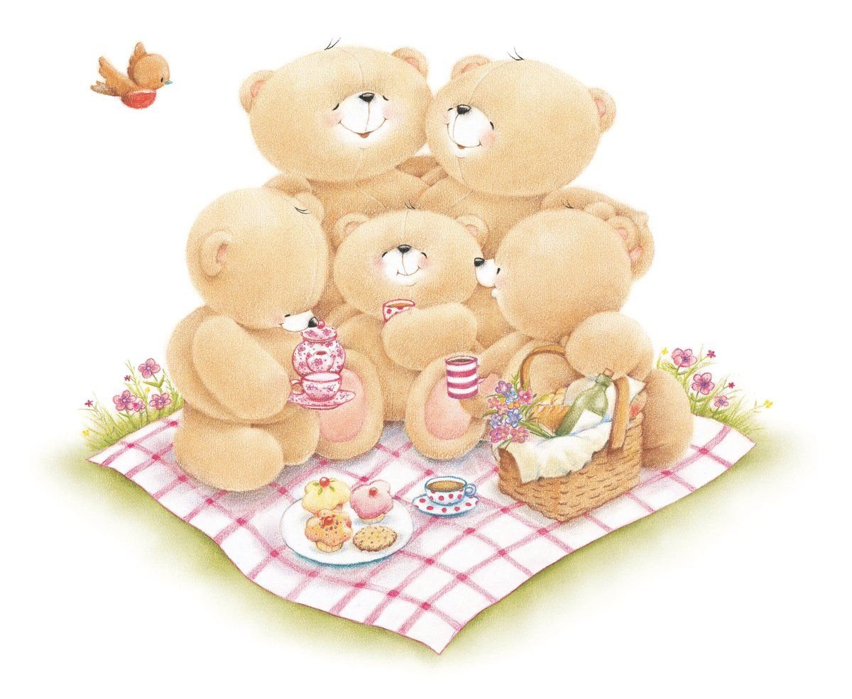 Мишки друзья