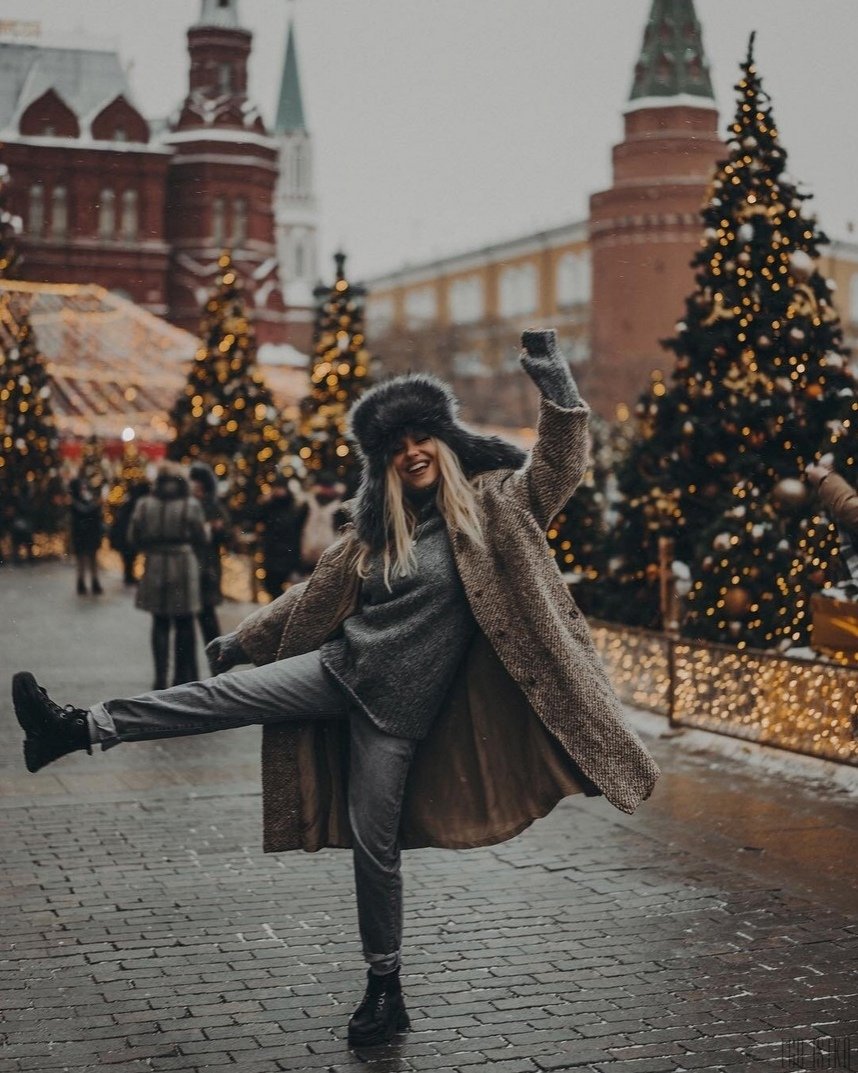 Фотосессия на красной площади зимой