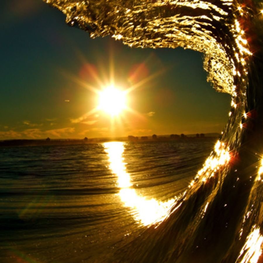 Красивое солнце