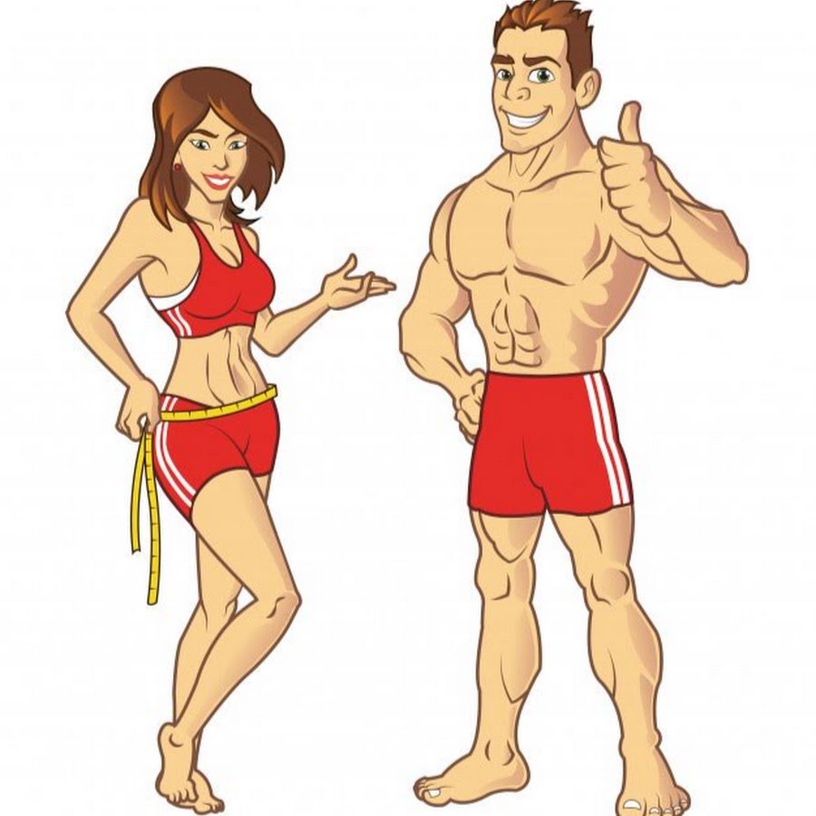 Мужчина и женщина мультяшные