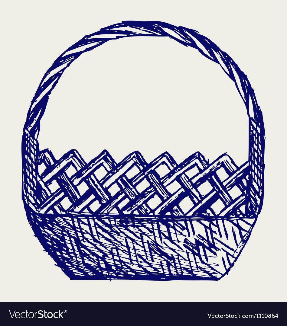 Корзина для овощей пустая красивая