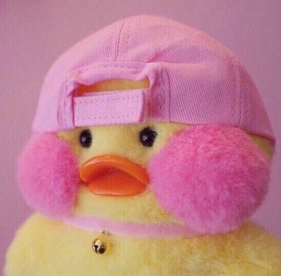 Уточка с розовыми щечками