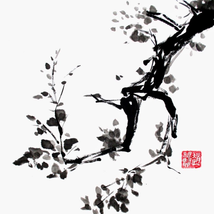 Ветка Сакуры Графика