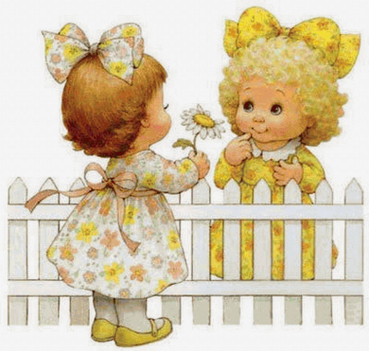 Открытка «девочка»