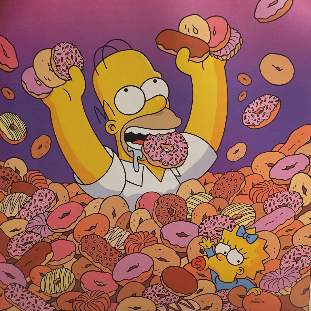Гомер симпсон арт