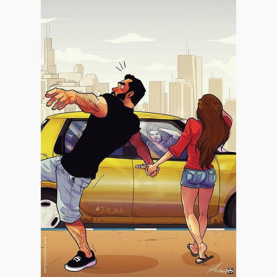 Израильский иллюстратор Иегуда девир